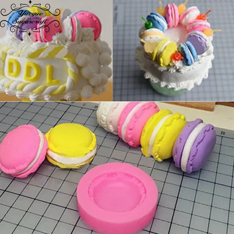 

Yueyue Sugarcraft Macaron Silicone mold fondant mold cake decorating tools chocolate mold