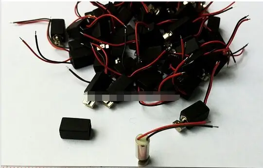 Free shipping 80pcs Mini pager Vibrating Vibrator Micro mobile Motor 4mm x 8mm Vibration Pager Motor diameter 4mm