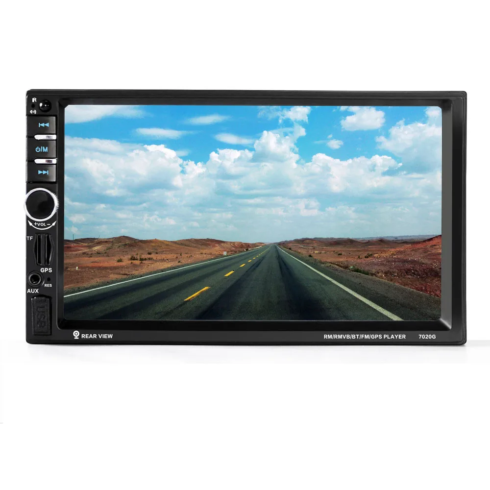 

2 Din Multimedia Car MP5 Player 7 Inch Autoradio GPS FM Touch Screen Audio Stereo Support Rear View Camera with Remote Control