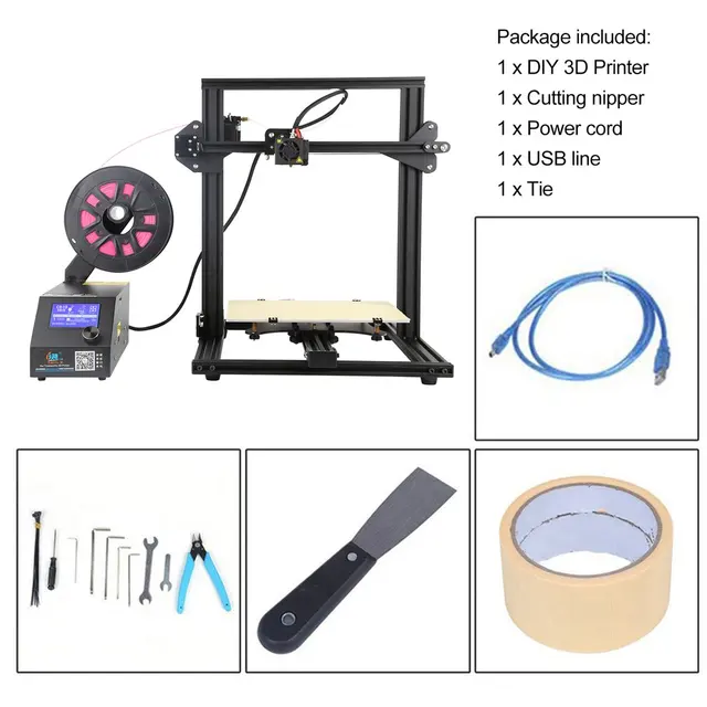 Special Offers Creality 3D CR-10mini 3D Printer 300*300*400mm Printing Size High Precision LCD Display 3D Printing Machine For Home Office Special Offers Creality 3D CR-10mini 3D Printer 300*300*400mm Printing Size High Precision LCD Display 3D Printing Machine For Home Office