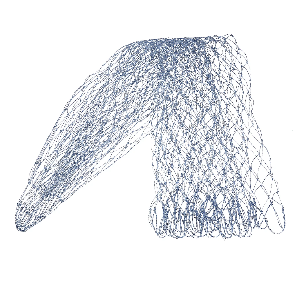 Nylon Replacement Fishing Landing Net Rhombus Mesh Fishing Net -D60cm Red de pesca filet de peche Fish Accessories