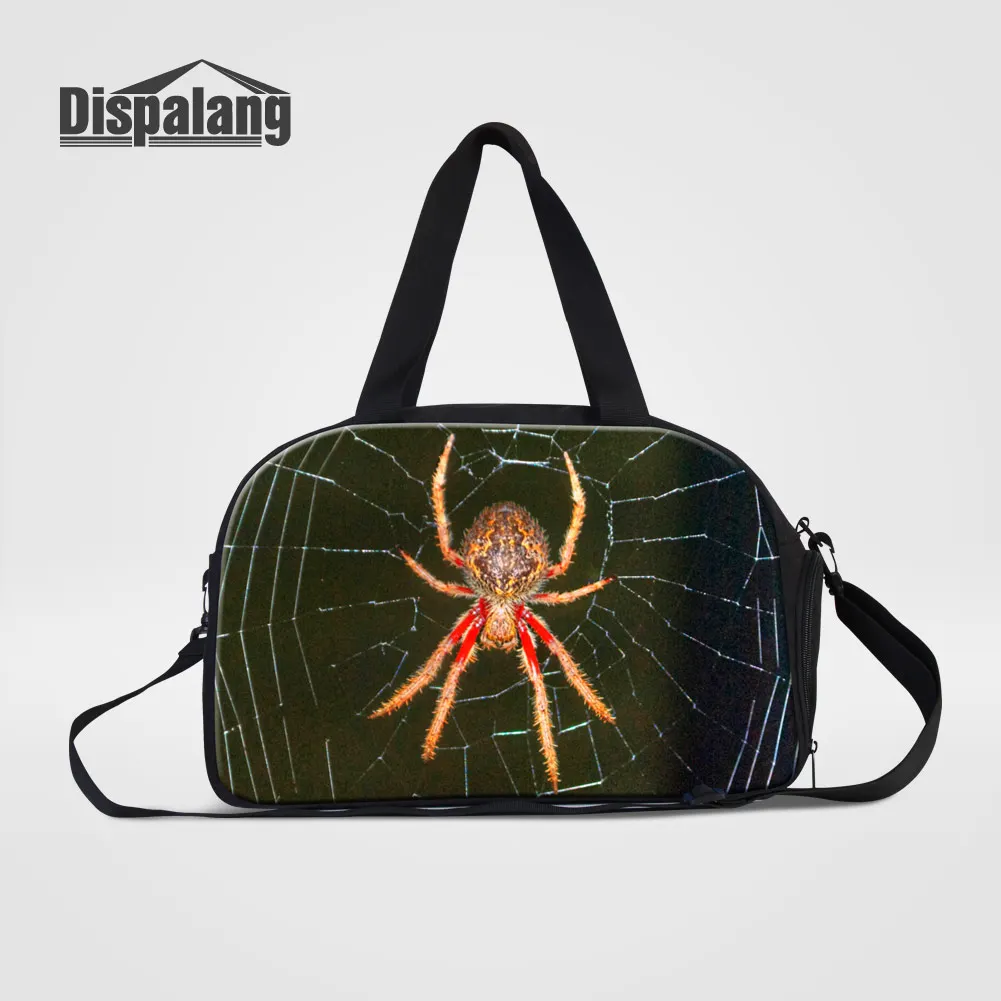 Dispalang Personalized Design Spider Hand Luggage Bag High Quality