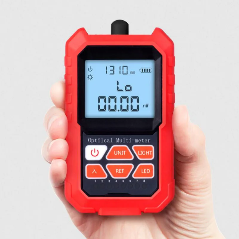 

Handheld RJ45 Optical Light Source With LED illuminat FTTH Optic Laser power meter Equipments Fiber tester SC/FC/ST Connector