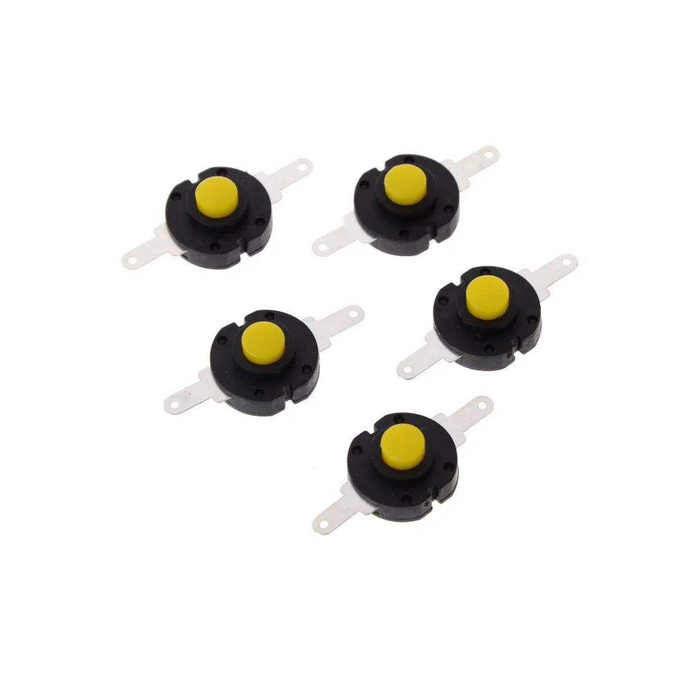 

Flashlight Switch Self-locking Round Twisted Switch DIY Electronics Round Switch Mini Switch Circuit At Accessories ON-OFF 5PCS