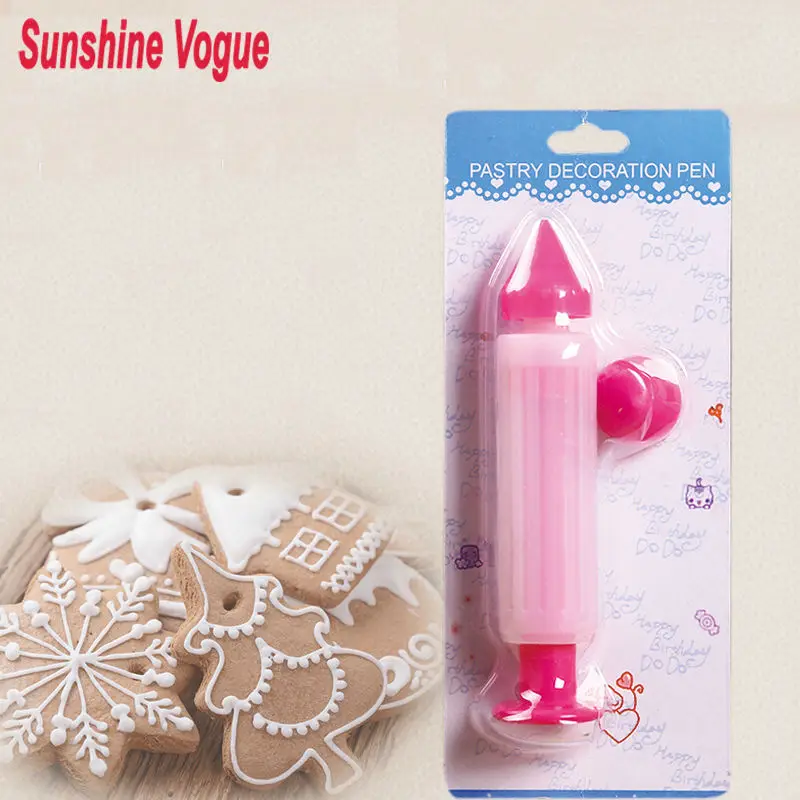 

Silicone cake nozzle baking & pastry decoration pen tools for chocolate/cookie/bread/dessert kitchen cookie tool