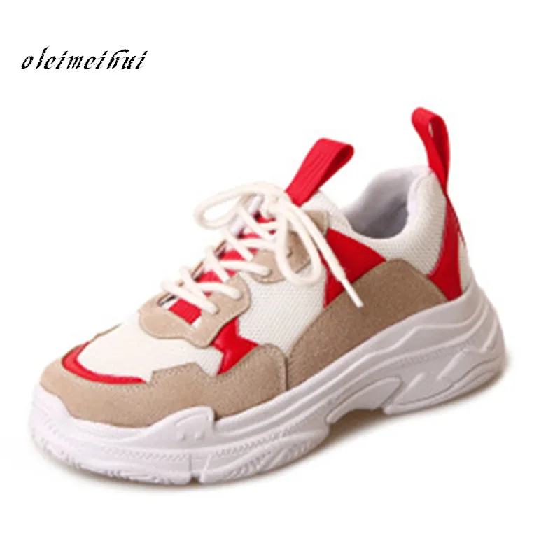 

2018 Fashion Sneakers Women Casual Shoes Air Mesh Grils Wedges Canvas Shoes Woman Trainers Tenis Feminino Zapatos Muje yellow