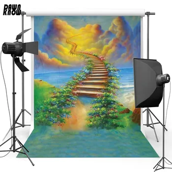 

DAWNKNOW Drawing Scenic Vinyl Photography Background For Painting New Fabric Polyester Backdrop For Personal Photo Studio S1739