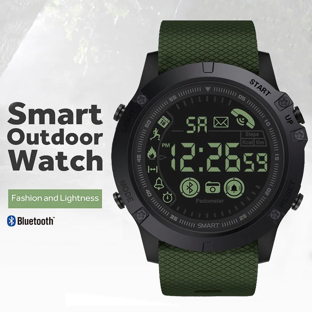 Флагманские прочные Смарт-часы, 33 месяца, спортивные часы с всепогодным контролем, цифровые электронные мужские часы inteligente