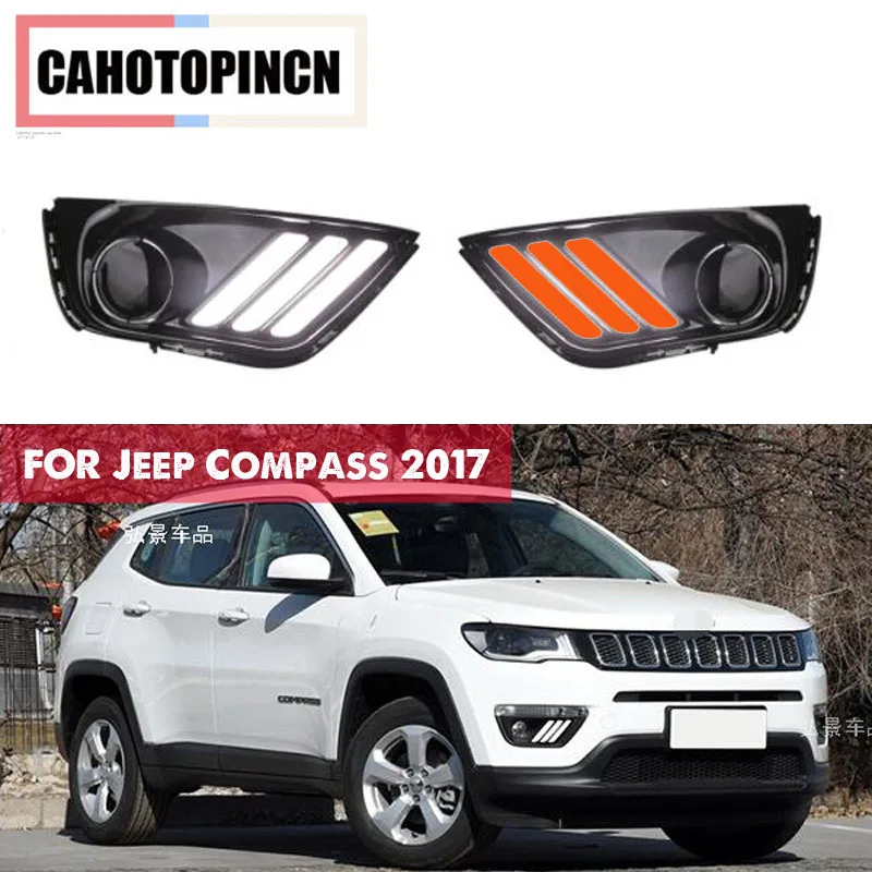 For Jeep Compass 2016 2017,Turn Yellow Signal Relay 12V Car styling LED