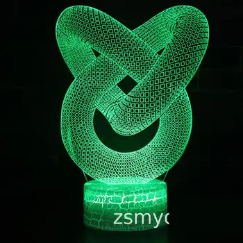 

Abstract Series 3d Lamp, Led Atmosphere Lantern Creative Gifts, Visual 3D Led Night Light Novelty Luminaria Led Kids Lamp
