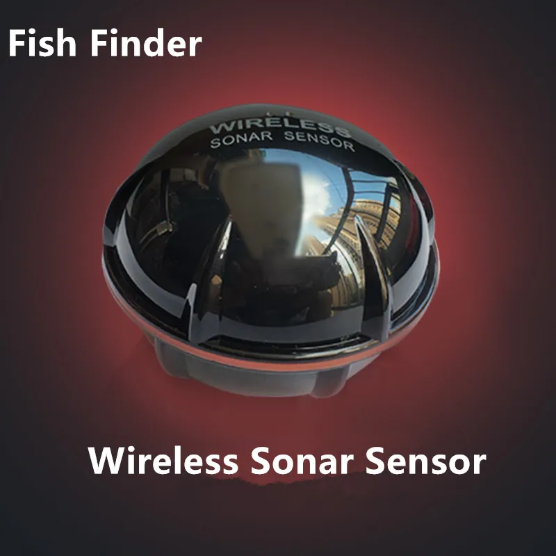  Free Shipping Hot Sale Alarm 100M Portable Sonar LCD Wireless Fish Finder Fishing lure Echo Sounder