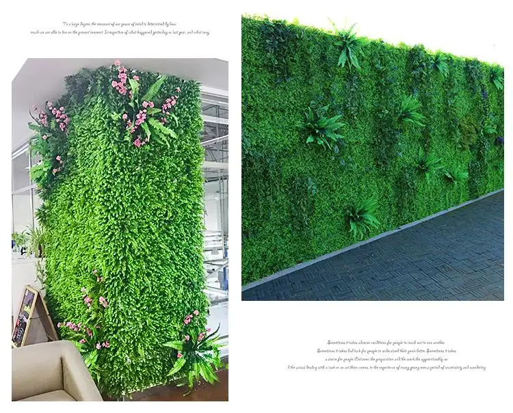 Искусственный завод стены искусственный газон сад задний двор домашний декор искусственная трава газон ковер газон открытый цветок стены