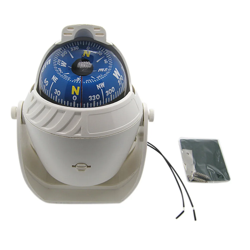 ABS LED Light Electronic Vehicle Car Digital Military Compass