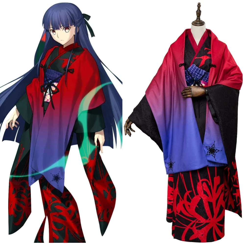 Аниме FGO Fate Grand Order костюм для косплея грешники Сад грешников Kara no Kyokai Asagami Fujino
