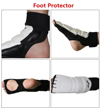 Nieuwe Taekwondo Foot Protector Kta Voor Offical Concurrentie Vechten Voeten Guard Kicking Doos Voet Gear Tae Kwon Voet Handschoenen