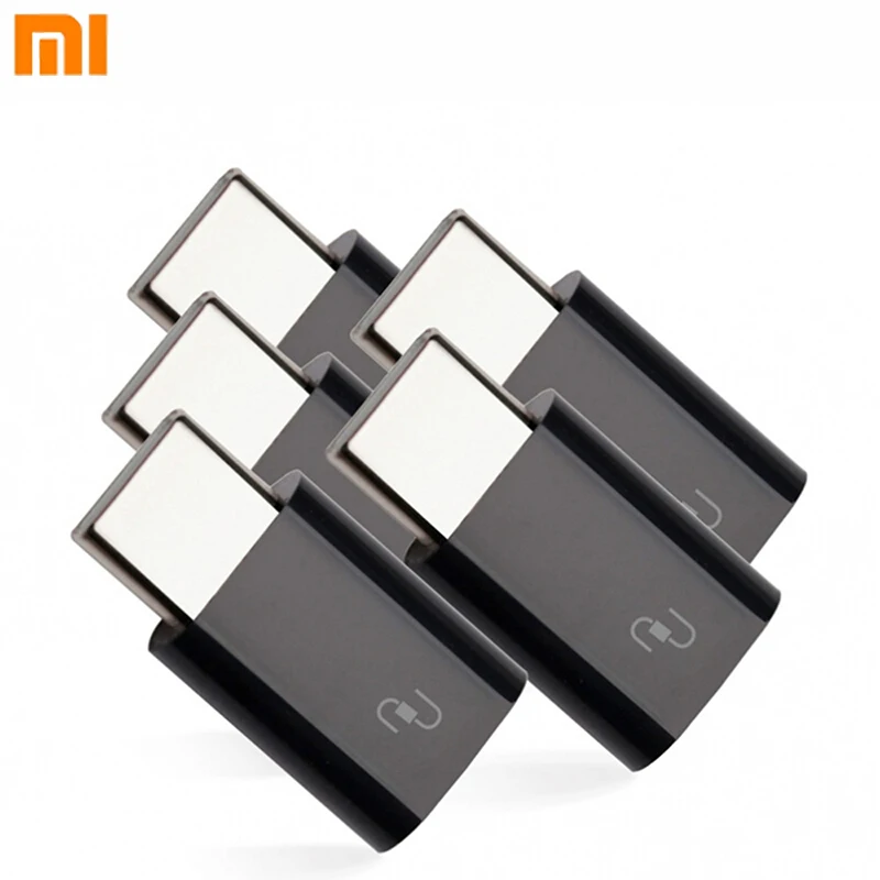 Xiaomi mi адаптер зарядного устройства портативный mi cro usb type-c адаптер для Xiaomi mi 4C/mi 5/mi 6/mi конвертер