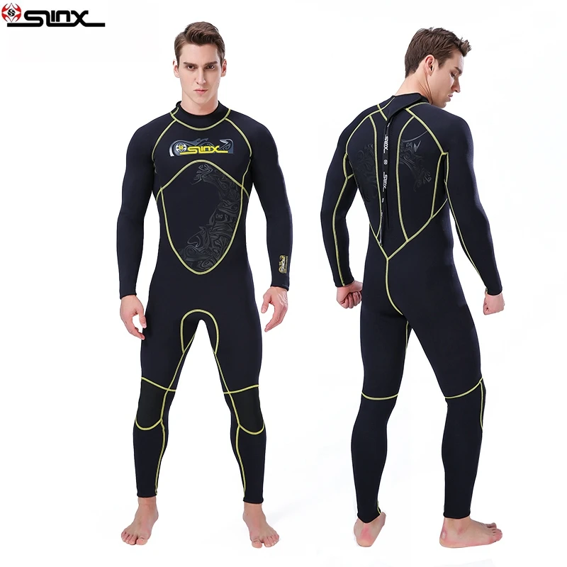 3MM Neoprene Men Wetsuit Scuba Diving Snorkeling Spear Fishing Wetsuit  Swimsuit Kite Surfing Suit Full-Body Wetsuits - AliExpress