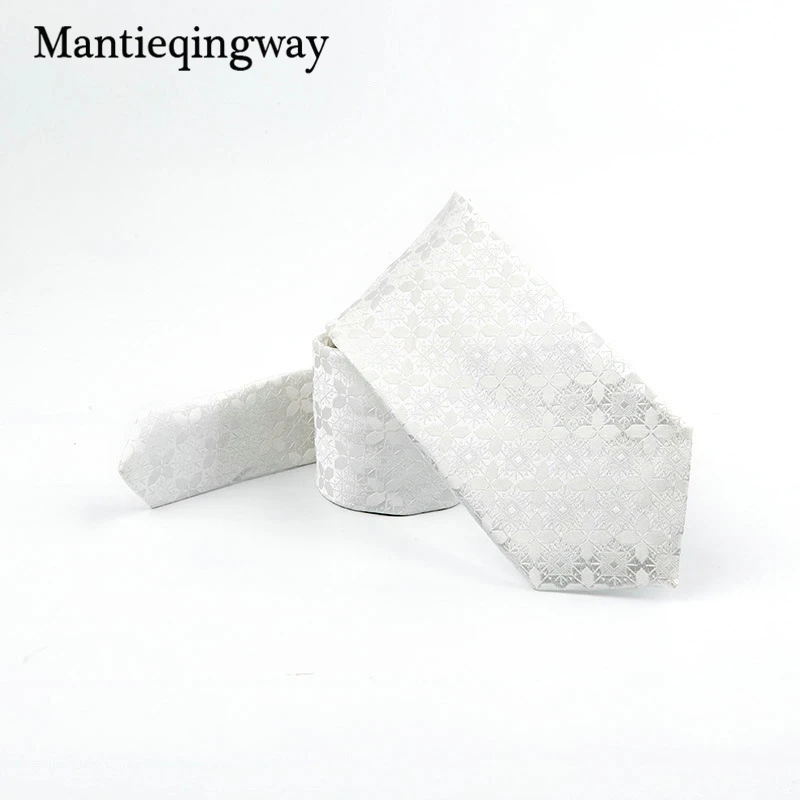 Mantieqingway 7,5 см полиэстер цветочный галстук с рисунком галстуки для мужчин свадебные браки Gravatas модные галстуки галстук для мужчин