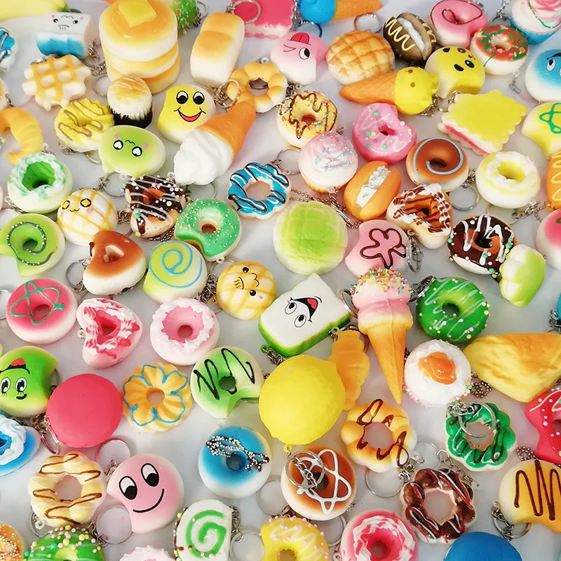 

10/20/30 PCS Soft Squeeze Donut Antistress Toys Scented Squishies Toys Cake Bread Toast Random Squishy Collection Gift package