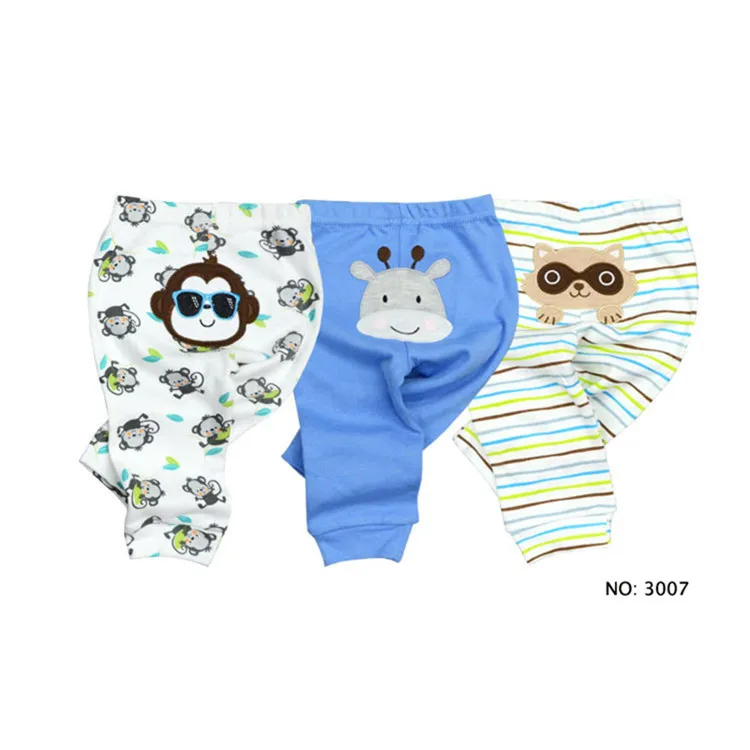 3Pcs Baby Boy Pants Clothes 0-24M Kids Trousers Cotton Unisex roupas de bebe Infant Costume Fashion New Children's Clothing