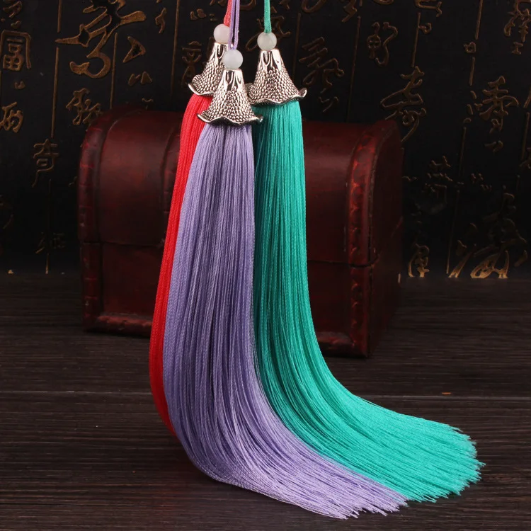 17cm 10pcs Ice Silk Mix Color Tassel small silk tassels Craft Tassels