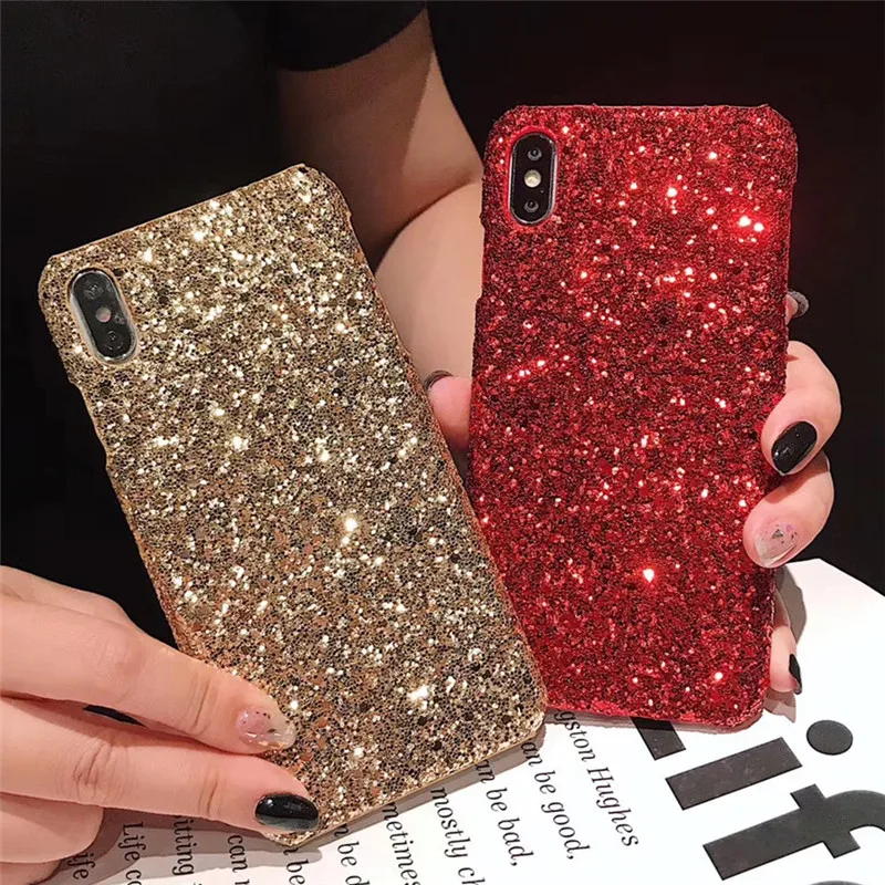 

Bling Glitter Sequins Case For Samsung Galaxy A7 2018 A750 S9 S10 J3 J7 J5 2017 A5 A6 J4 plus J6 M20 A10 A50 phone coque