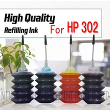 120 мл пополнения чернил для hp 302 302XL hp 302 патрон чернил для hp с чернилами hp Deskjet 1110 1111 1112 2130 2131 OfficeJet 3830 4650 Envy 4520 NS45