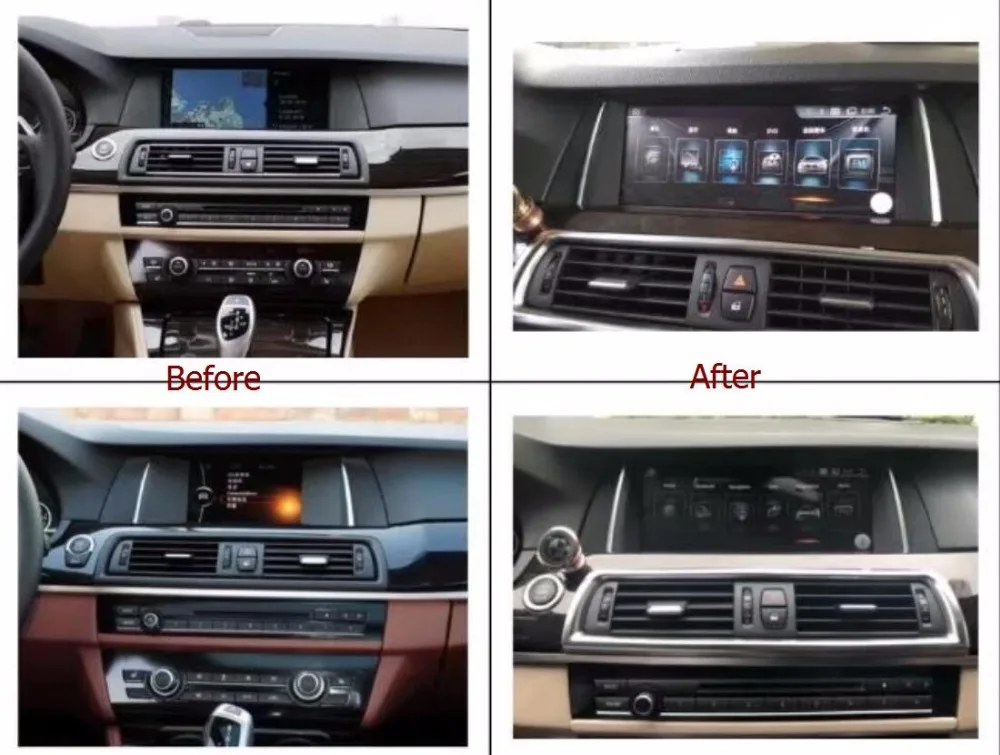 2G ram 10 25 &quotAndroid8.1 автомобильный монитор для BMW 5S F10 F11 2011 2012 2016 стерео радио видео