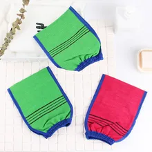 4 шт. очищающий скраб для тела рукавица для ванны перчатка удаление ороговевшей кожи Душ Спа отшелушиватель