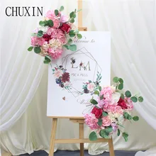 CHUXIN Свадебные DIY Искусственные розы ряд цветов маленький угловой цветок имитация шелковые искусственные цветы домашний декор гирлянды Свадебный декор