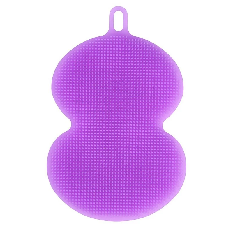 Zero Silicone Fashion Egg Cleaning Glove Makeup Washing Brush Scrubber Tool Cleaners