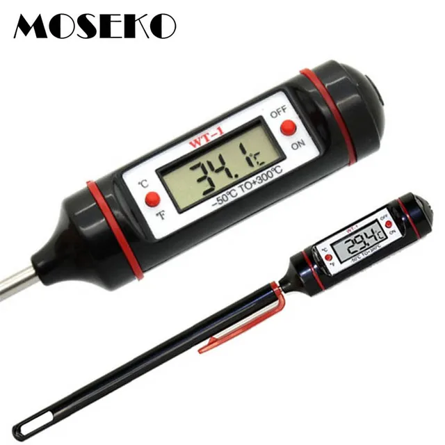 MOSEKO Portable Digital Kitchen Termometro Barbecue Acqua A Base di Carne Sonda MOSEKO Portable Digital Kitchen Termometro Barbecue Acqua A Base di Carne Sonda