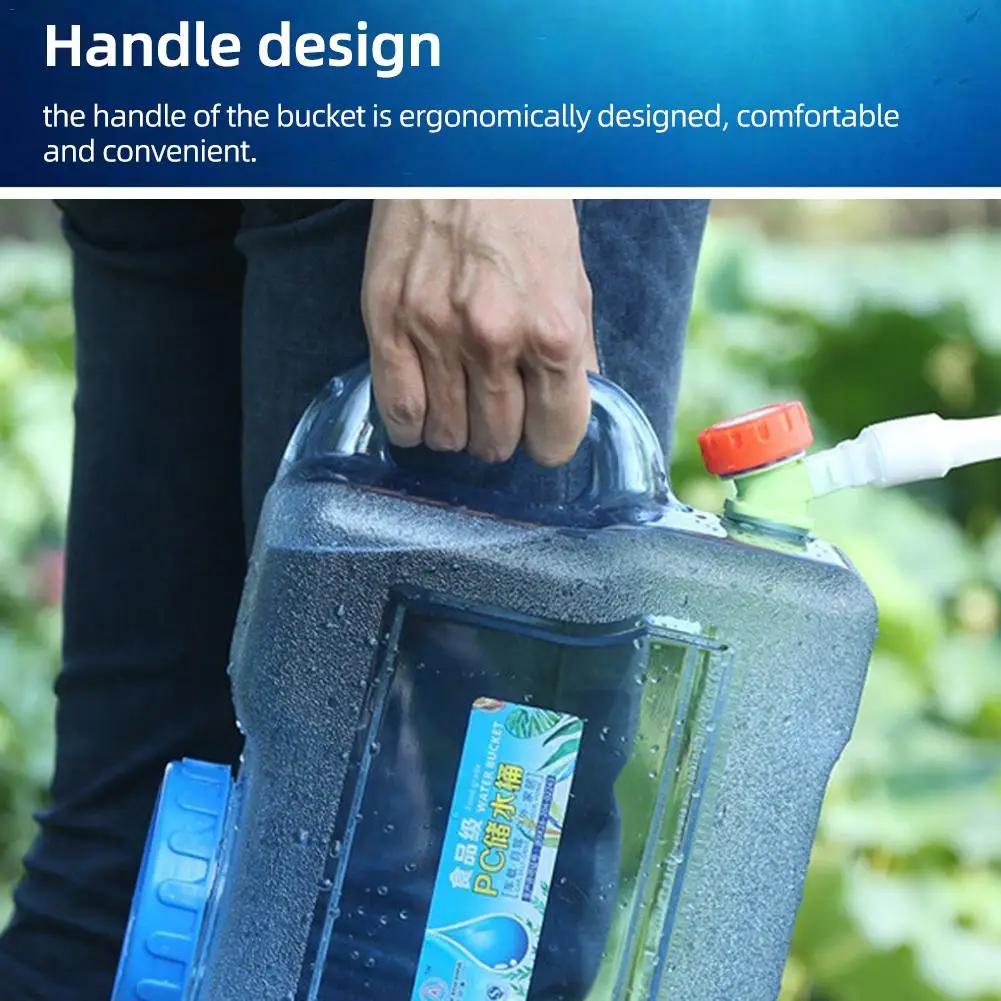 Livre-balde de Água Bolsa de Água ao ar Livre de Acampamento do Piquenique Recipiente de Armazenamento de Água do Carro de Transporte da Gota Nova Reutilizável Beber 18l Bpa 9 Beber Saco De Água Ao Ar Livre