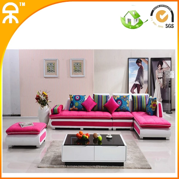 Us 1450 0 L Shape Colorful Fabric Sofa Couch For Living Room Furniture A 002 Single Seat Lounge 3 In Sofas From On