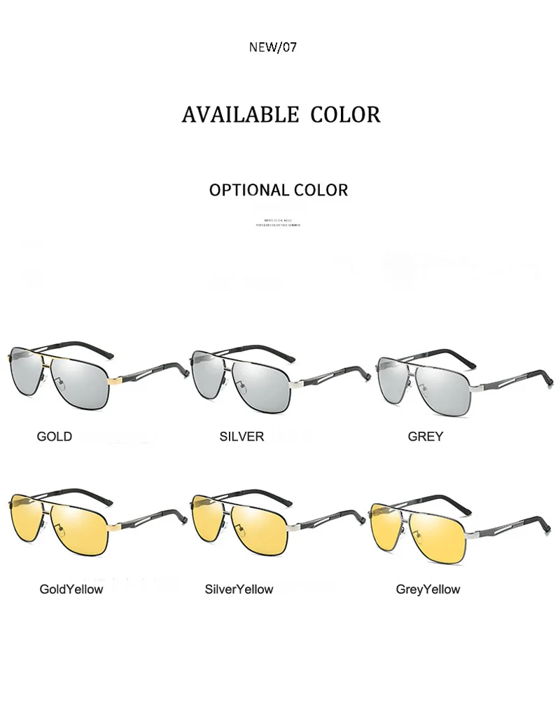 Качество день Ночное видение очки водителя поляризованные солнечные очки солнцезащитные очки Для мужчин желтый HD вождение автомобиля