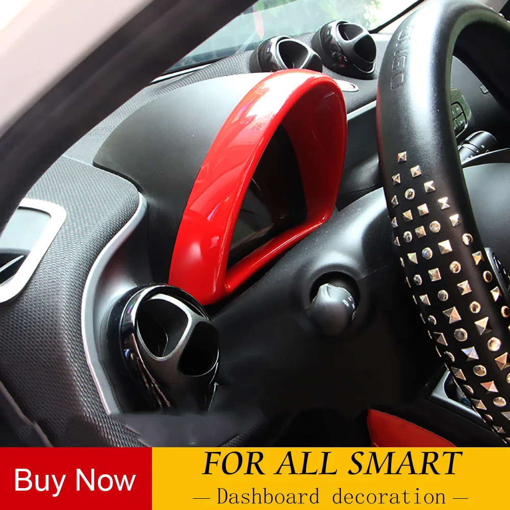 

car dash board ABS decorative combination meter accessories for new smart 453 fortwo forfour car Modification styling