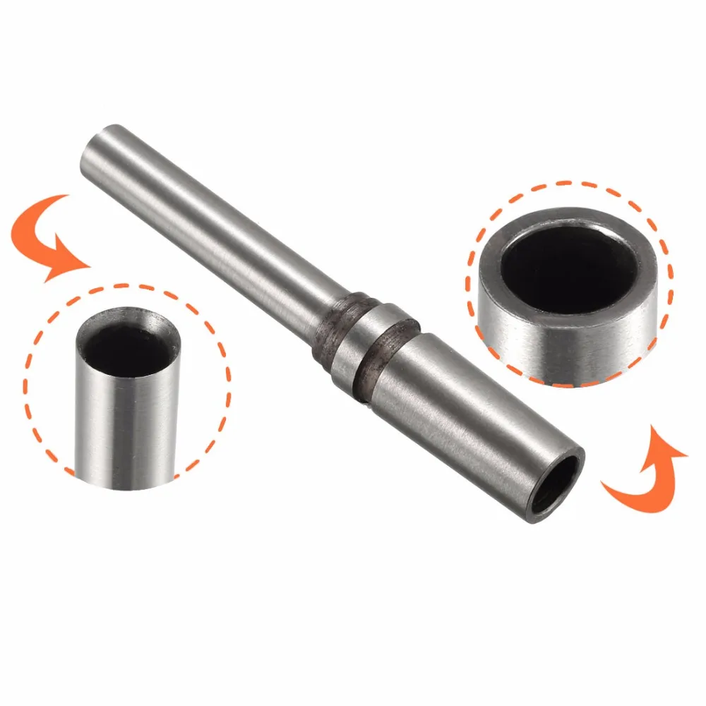 

Uxcell 2pcs 2.5-10mm x 65-75mm Hollow Paper Drill Bit, for Taper Shank Punch Punching Machine Drilling Tool Electric Drill
