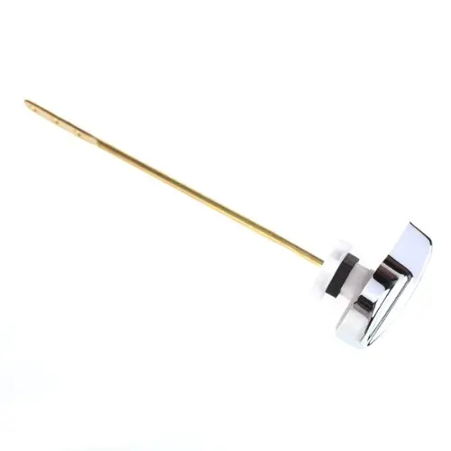 

WSFS Hot Side Mount Toilet Tank Flush Lever Handle for Toilets Yellow silver