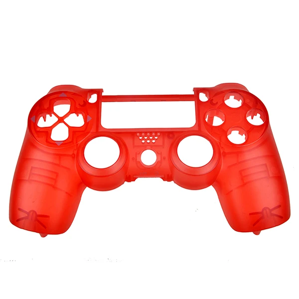 PS4 front shell transparent red (1)