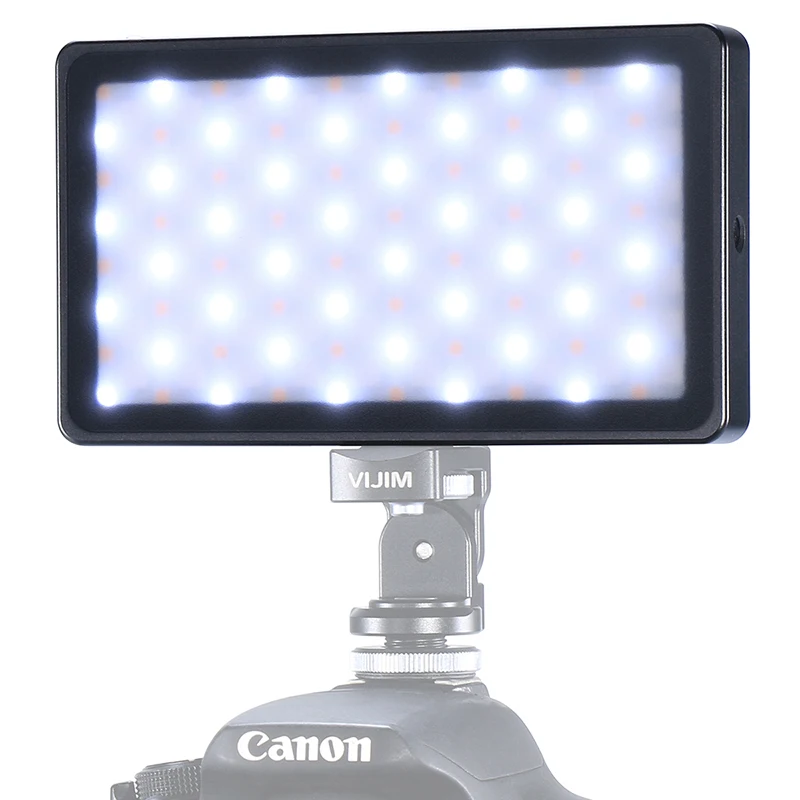  VIJIM VL-2 RGB LED Video Light 2500K-8500K Dimmable On Camera Photography Lighting Magnetic DSLR Ca - 33056891236