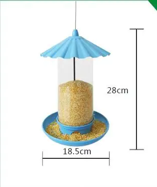 Европейский стиль кормушка для диких птиц на открытом воздухе кормушка для птиц контейнер для пищевых продуктов