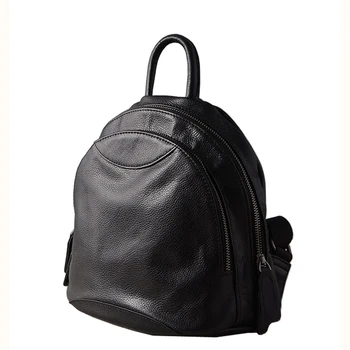 

New 100% Genuine Leather Backpacks Women Bag Schoolbag Fashion Travel Backpack Small Girls School Backpack