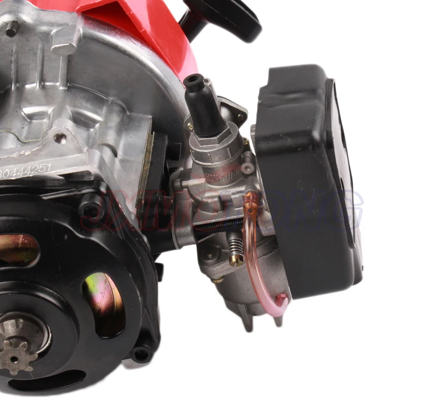 Nueva calidad Superior 43cc 47cc 49cc MOTOR de 2 tiempos para MOTOR MINI QUAD ROCKET POCKET BIKE