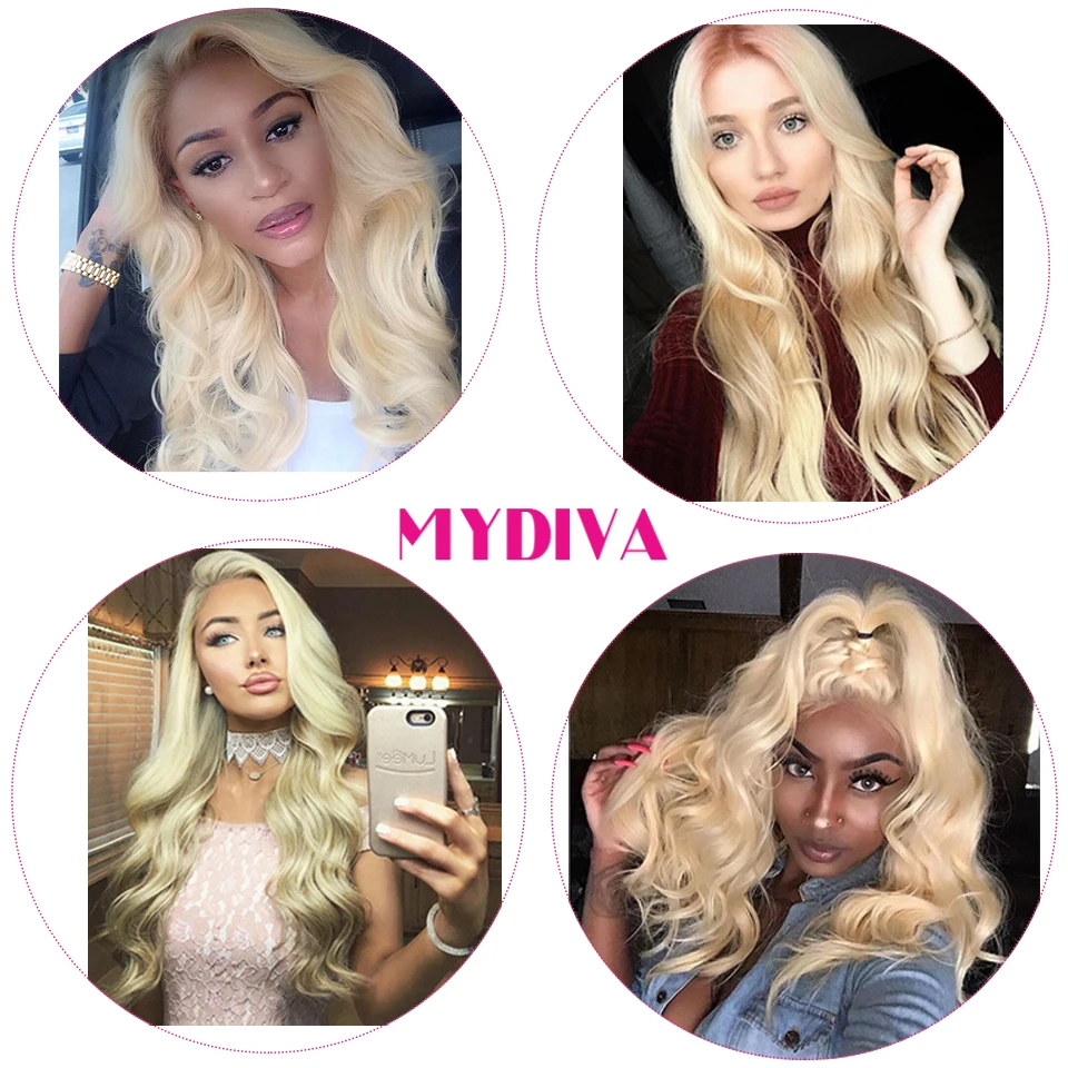 613 Bundles With Frontal Blonde Body Wave Hair Bundles With Frontal Closure 100% Brazilian Remy Human Hair Weave Extension 613 Bundles With Frontal Blonde Body Wave Hair Bundles With Frontal Closure 100% Brazilian Remy Human Hair Weave Extension