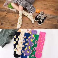 La MaxPa, 5 пар, цветные удобные носки из хлопка для мужчин и женщин, короткие, с принтом, повседневные, harajuku, женские, модные, художественные, для пары, k734