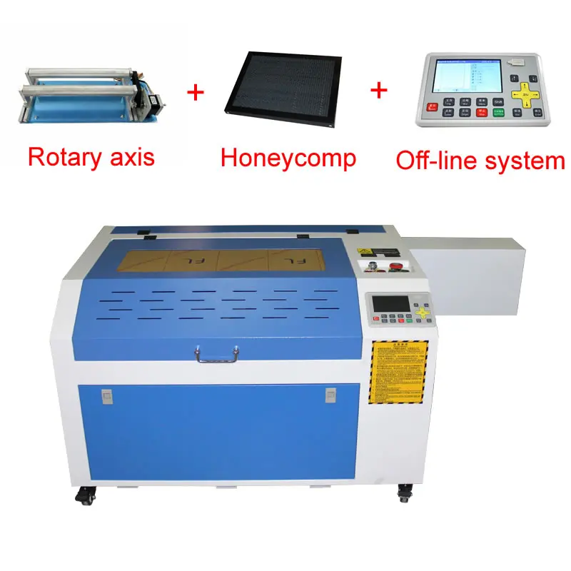 80 Вт LY laser 6040/4060 PRO CO2 лазерная гравировальная машина с автономной системой