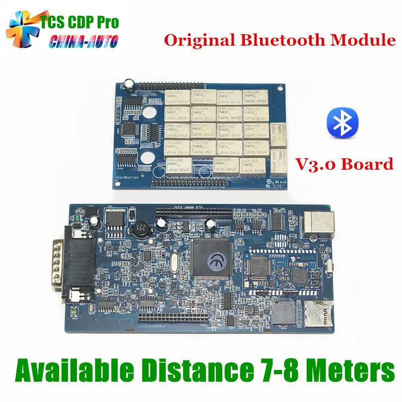 

5pcs/lot 2015.R1 TCS CDP With Original Bluetooth Module Diagnostic Scanner Tool OBD2 tcs cdp pro + NEC Relay V3.0 Board