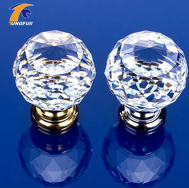 5 PCS 30mm جولة واضح كريستال البريق الماس مجلس الوزراء المقابض مضمد مقابض للأدراج مقبض الباب 5 PCS 30mm جولة واضح كريستال البريق الماس مجلس الوزراء المقابض مضمد مقابض للأدراج مقبض الباب