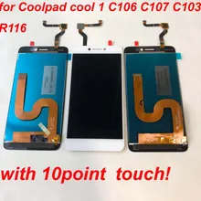 Для Cool1 Dual C106 R116 C103 ЖК-дисплей кодирующий преобразователь сенсорного экрана в сборе Замена для Letv Le LeEco Coolpad Cool 1c