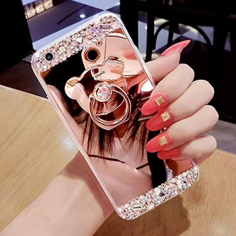 

A9 A7 2018 Luxury Mirror Stand Case For Samsung Note 9 8 S9 S8 Plus J3 J5 J7 NEO A3 A5 A7 2016 2017 J4 plus J6 J8 2018 M10 M20